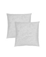 Pack 2 rellenos de cojín 45x45cm fibra hueca fusionhome