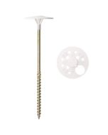Cartón de 100 rosetas de plástico ø60 mm scell it para tornillos de madera