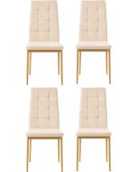 Dupi sillas de comedor denia | pack 4 unidades | beige