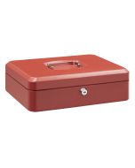 Arregui elegant c9244 caja caudales acero con bandeja, 30 cm ancho, rojo