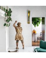 Papel pintado ladrillos blancos