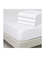 Sábana bajera 50% algodón 50% poliéster hotel  5 uds. 135 x 190/200