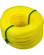 Nylon desbrozadora redondo orework 1 mm x 100 m amarilla