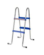 Escalera 2x2 peldaños para piscina elevada 0,98m