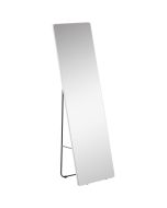 Espejo de pie 45x37x158.5 cm aleación de aluminio, vidrio color gris Homcom