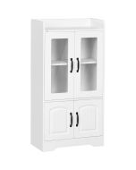 Vitrina de salón 60x30x116 cm color blanco Homcom