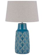 Lámpara de mesa thaya cerámica azul
