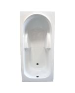 Ondee - fany bañera rectangular 160x70cm - abs y acrílico 3mm - blanco