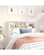 Mueble cabecero blanco 120x19x103,5 cm