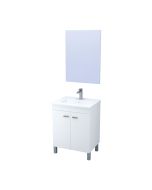 Ondee - mueble de baño helgo  - ancho 60cm - blanco lacado