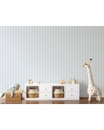 Papel pintado tnt autoadhesivo rayas finas azul 53x300 cm