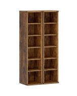 Estanterías para cd 21x22.5x88.5 cm color marrón Homcom