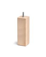 Pata para mueble rei 453 | 47x47x150 mm | haya natural