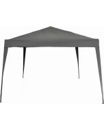Pérgola plegable de jardín <<svetlana 3>> - 9 m² - 3 x 3 m - gris
