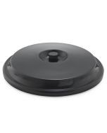 Tapa negra de polipropileno para cubo de basura 100