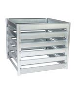 Compostador jardín metálico 704l Timbela m800