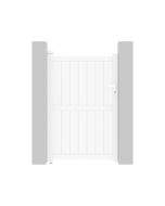 Puerta jardin aluminio  "lola" -  101.2 x 155.9 cm - blanco