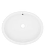 Lavabo oval 49x19,5x40,5cm ceramica blanca brillante ecd germany