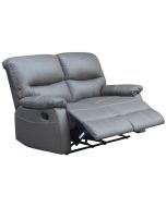 Sofá reclinable 2 plazas "lincoln" - color gris