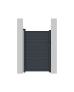 Puerta jardin aluminio "marc" - 101.2 x 155.9 cm - gris