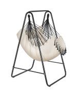 Silla colgante alison, estilo boho, capacidad de carga 160 kg, beige