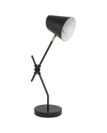 Lámpara de escritorio horton ajustable metal negro