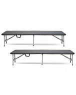 Pack 2 bancos plegables catering 180x30x43cm Thinia Home