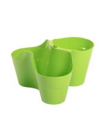 MACETA TRIPLE APILABLE 25x14CM SURTIDA