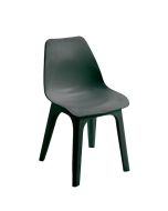 Silla resina eolo reforzada antracita