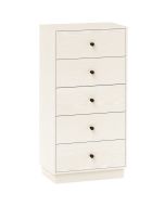 Cómoda 47x29x95 cm color blanco Homcom, hogar - muebles de dormitorio
