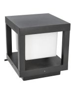 Lámpara de exterior cuadrada 150x150x165mm, 240v, 16w, 3000k, ip65