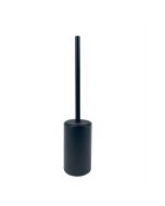 Kibath escobillero redondo negro mate acero inoxidable