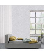Papel pintado texturizado tnt efecto bronce gris frio