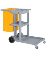 Carro limpieza con bolsa 121x50.5x96.5 cm pp de plástico y plástico bicolor