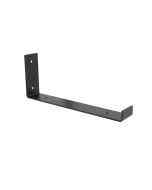 Soporte de balda rei 1071 | 40x103x261 mm | negro poro