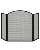 Salvachispas de chimenea 96x1.2x62 cm acero, metal Homcom