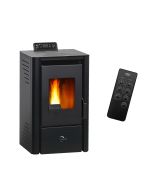 Estufa de pellets de aire anita 8,2 kw sannover negro