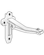 Soporte pvc cornisa blanco 120 mm