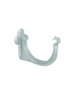 Soporte de canalón pvc curvo gris 125 mm