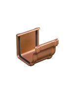 Unión canalón de cornisa pvc cobre