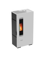 Estufa de pellet Compact 5kW blanco Stove Canadian