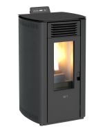 Estufa de pellet Milano 10 8,7kW negra Clima