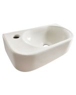 Lavabo iris - blanco - 40,5x22x11cm - cerámica