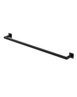 Perchero rectangular para la pared, d12cm x b110cm, negro