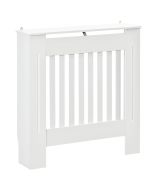 Cubierta de radiador 78x19x81 cm mdf color blanco Homcom