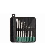 Metabo - surtido de 10 piezas de brocas y cinceles sds-plus en estuche blan