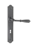 Conjunto de puerta - brionne - vienne - hierro gris - llave i - distancia e