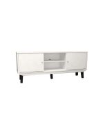 Mueble bajo tv 2 puertas dn, blanco 150x60 cm