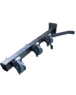 Tendedero de pared inoxidable con 3 poleas