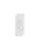 Interruptor plano 2a paso blanco